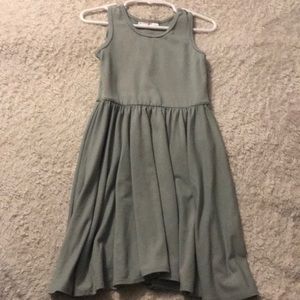 Dotdotsmile 3/4 green tank dress